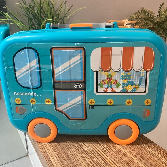 Screw Tool Table creative Toys with suitcase - Picture 8 of 10